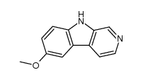 6-Methoxy-9H-pyrido[3,4-b]indol Structure