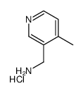 (4-methylpyridin-3-yl)methanamine,hydrochloride Structure