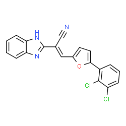 2-(1H-benzimidazol-2-yl)-3-[5-(2,3-dichlorophenyl)-2-furyl]acrylonitrile picture