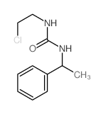 Urea,N-(2-chloroethyl)-N'-(1-phenylethyl)-结构式