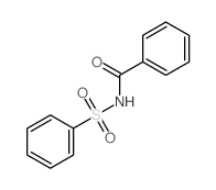 Benzamide,N-(phenylsulfonyl)-结构式