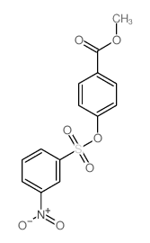 methyl 4-(3-nitrophenyl)sulfonyloxybenzoate Structure