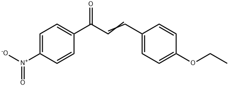 (2E)-3-(4-ethoxyphenyl)-1-(4-nitrophenyl)prop-2-en-1-one Structure