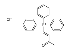 3-oxobut-1-enyl(triphenyl)phosphanium,chloride结构式