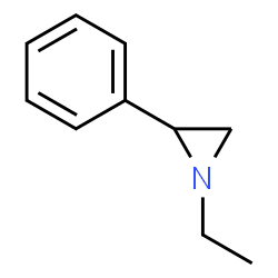 1-Ethyl-2-phenylaziridine结构式