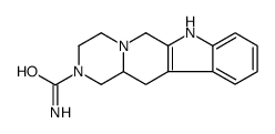 3,4,6,7,12,12a-hexahydropyrazino[1',2':1,6]pyrido[3,4-b]indole-2(1H)-carbimidic acid Structure