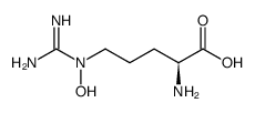 Nδ-hydroxy-L-arginine结构式