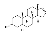 5α-androst-16-en-3α-ol结构式