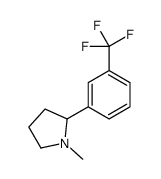 1-methyl-2-[3-(trifluoromethyl)phenyl]pyrrolidine Structure