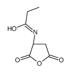 N-[(3S)-2,5-dioxooxolan-3-yl]propanamide结构式