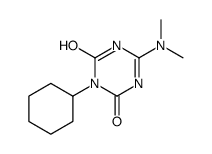 3-cyclohexyl-6-(dimethylamino)-1H-1,3,5-triazine-2,4-dione Structure