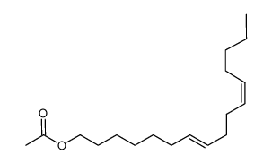 trans-cis-7,11-hexadecadienylacetate Structure