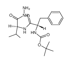 Boc-Phe-Val-NHNH2结构式