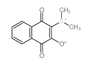 3-(dimethyl-λ4-sulfanylidene)naphthalene-1,2,4-trione Structure