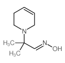 N-[2-(3,6-dihydro-2H-pyridin-1-yl)-2-methyl-propylidene]hydroxylamine structure