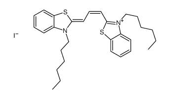 3,3'-DIHEXYLTHIACARBOCYANINE IODIDE structure