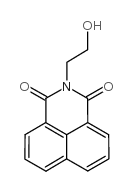 2-(2-羟基乙基)-1H-苯并[de]异喹啉-1,3(2H-)-二星空app结构式