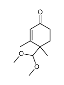 4-(Dimethoxymethyl)-3,4-dimethyl-2-cyclohexen-1-one Structure