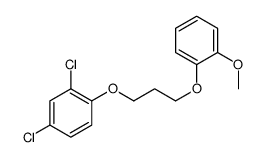 2,4-dichloro-1-[3-(2-methoxyphenoxy)propoxy]benzene Structure