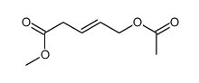 methyl 5-acetyloxypent-3-enoate结构式