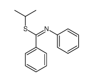 propan-2-yl N-phenylbenzenecarboximidothioate Structure