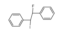 1-iodo-2-fluoro-1,2-diphenylethane结构式