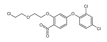 2-[2-(2-chloroethoxy)ethoxy]-4-(2,4-dichlorophenoxy)-1-nitrobenzene Structure