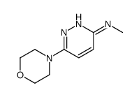 N-methyl-6-morpholin-4-ylpyridazin-3-amine结构式