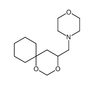 4-(1,3-dioxaspiro[5.5]undecan-4-ylmethyl)morpholine结构式