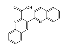 3-quinolin-2-ylquinoline-2-carboxylic acid结构式