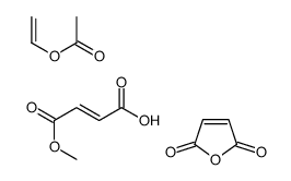 ethenyl acetate,furan-2,5-dione,(Z)-4-methoxy-4-oxobut-2-enoic acid Structure