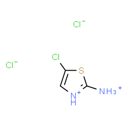 2-ammonio-5-chlorothiazolium dichloride structure