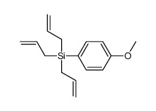 (4-methoxyphenyl)-tris(prop-2-enyl)silane Structure