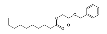 (2-oxo-2-phenylmethoxyethyl) decanoate结构式