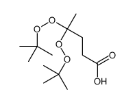 4,4-bis(tert-butylperoxy)pentanoic acid Structure