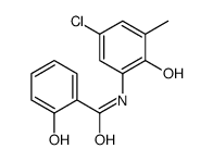 N-(5-chloro-2-hydroxy-3-methylphenyl)-2-hydroxybenzamide Structure