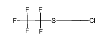 (2-chloroethyl)(perfluoroethyl)sulfane结构式