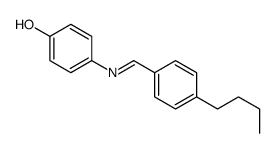 4-[[(4-Butylphenyl)methylene]amino]phenol结构式