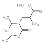 methyl 3-(ethoxycarbonyl-propan-2-yl-amino)-2-methyl-propanoate structure