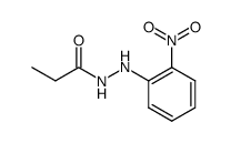 propionic acid 2-nitrophenylhydrazide结构式