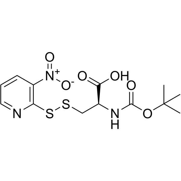 Boc-Cys(NPys)-OH Structure