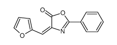 4-(furan-2-ylmethylidene)-2-phenyl-1,3-oxazol-5-one Structure