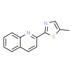 Quinoline, 2-(5-methyl-2-thiazolyl)- (4CI)结构式