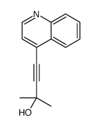 2-Methyl-4-(quinolin-4-yl)but-3-yn-2-ol Structure