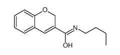 N-butyl-2H-chromene-3-carboxamide Structure