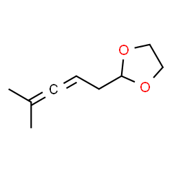 1,3-Dioxolane,2-(4-methyl-2,3-pentadienyl)- (9CI) structure