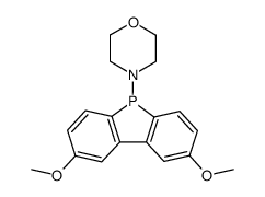 4-(2,8-dimethoxy-5H-benzo[b]phosphindol-5-yl)morpholine结构式