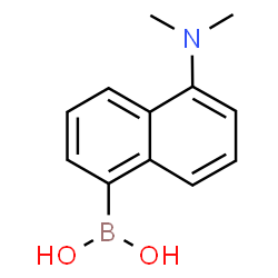 (5-(Dimethylamino)naphthalen-1-yl)boronic acid structure