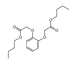 butyl 2-[2-(2-butoxy-2-oxoethoxy)phenoxy]acetate Structure