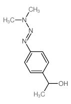 Benzenemethanol,4-(3,3-dimethyl-1-triazen-1-yl)-a-methyl- structure